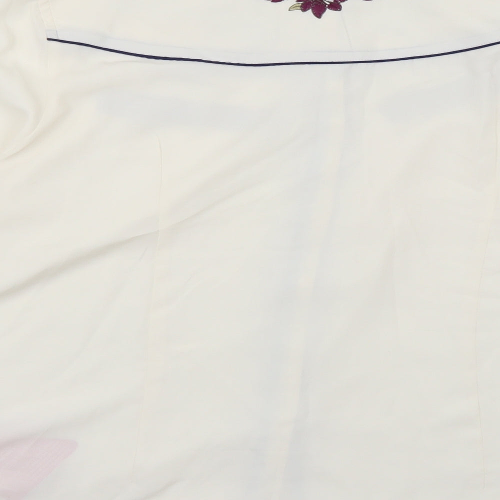 South Womens White   Basic Blouse Size 18