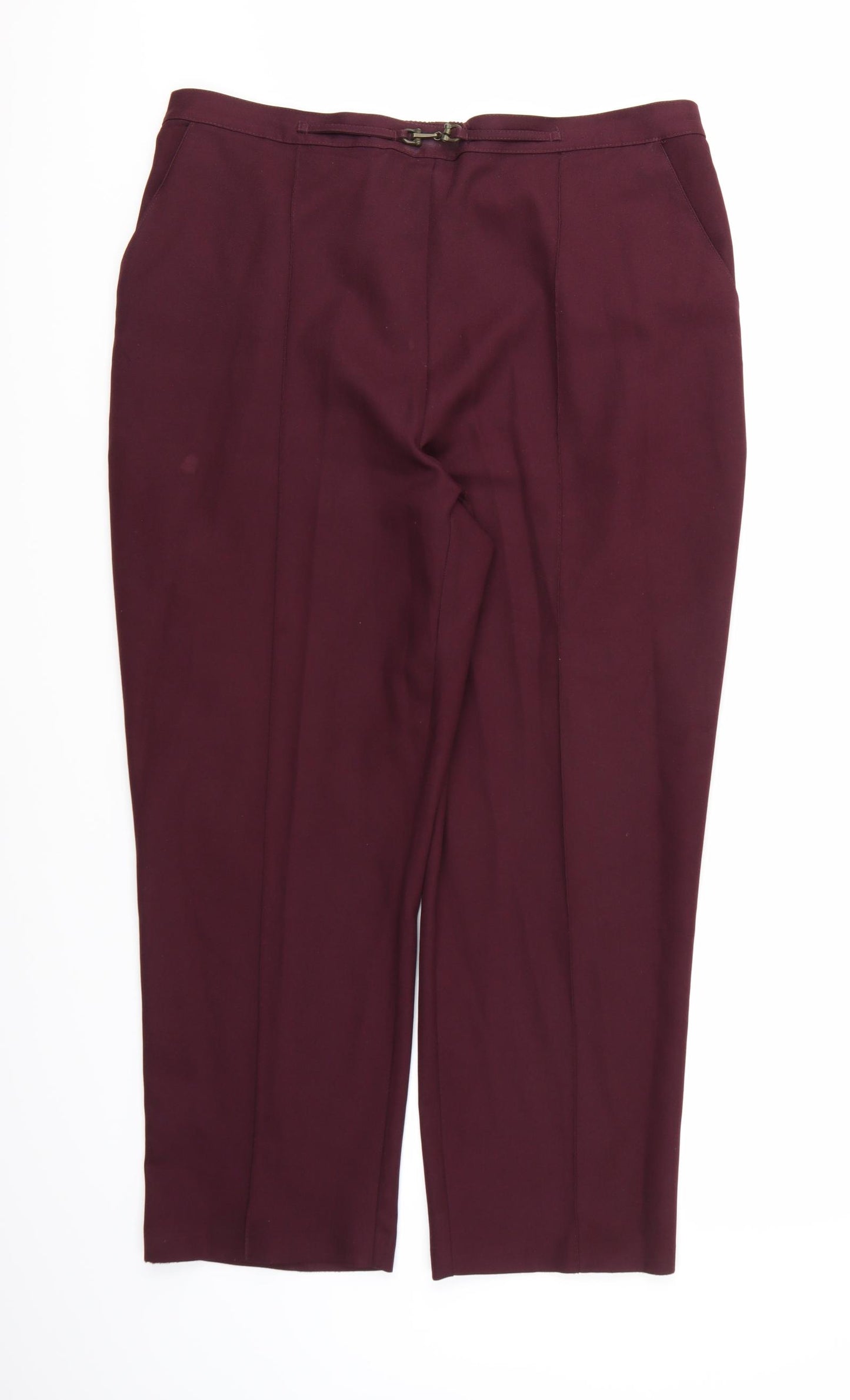 Papaya Womens Brown   Trousers  Size 18 L26 in