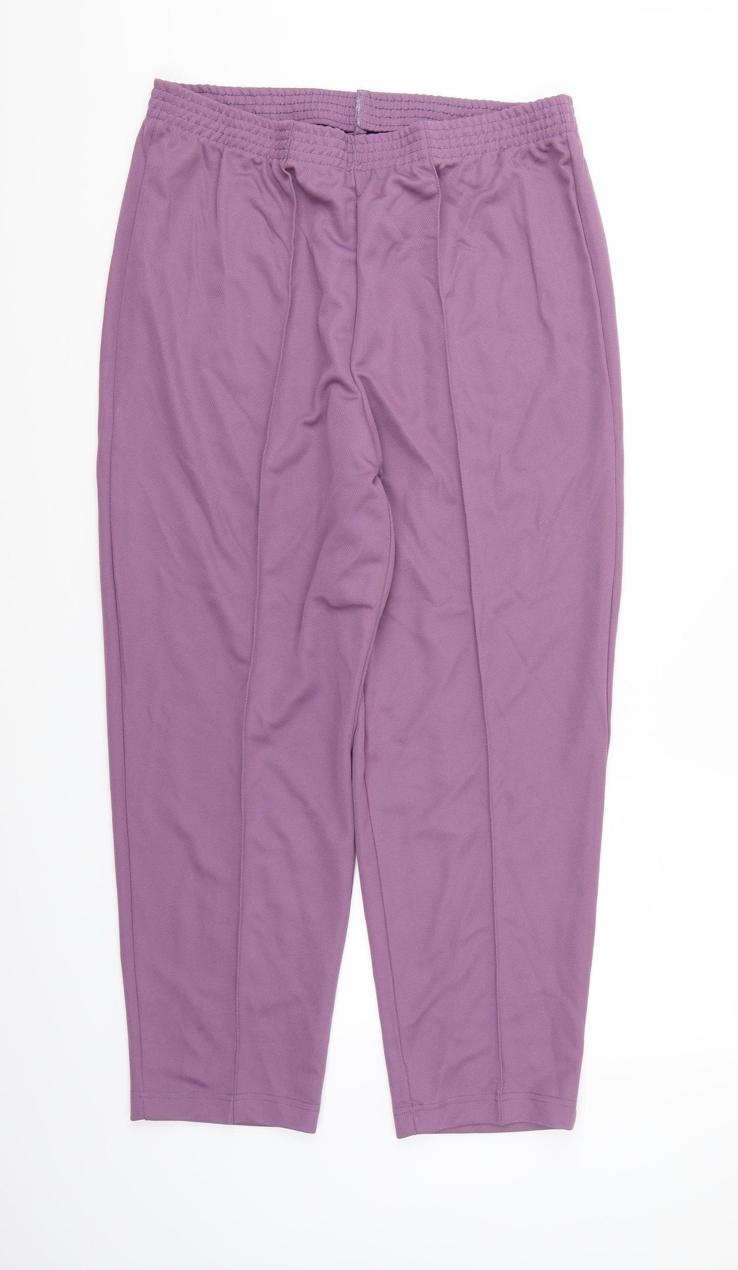 Slimma Womens Purple   Trousers  Size 18 L26 in