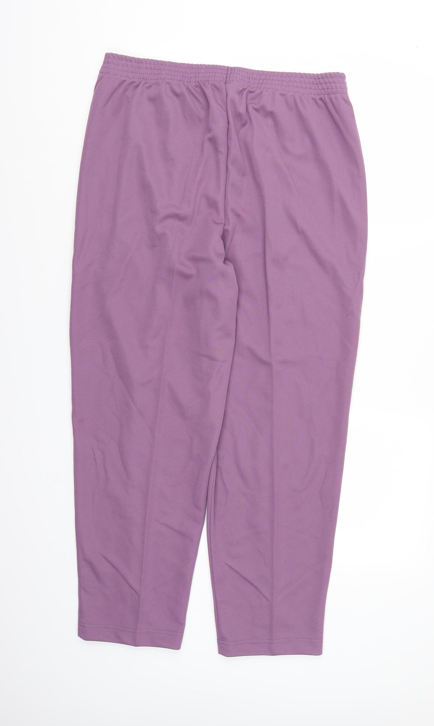 Slimma Womens Purple   Trousers  Size 18 L26 in