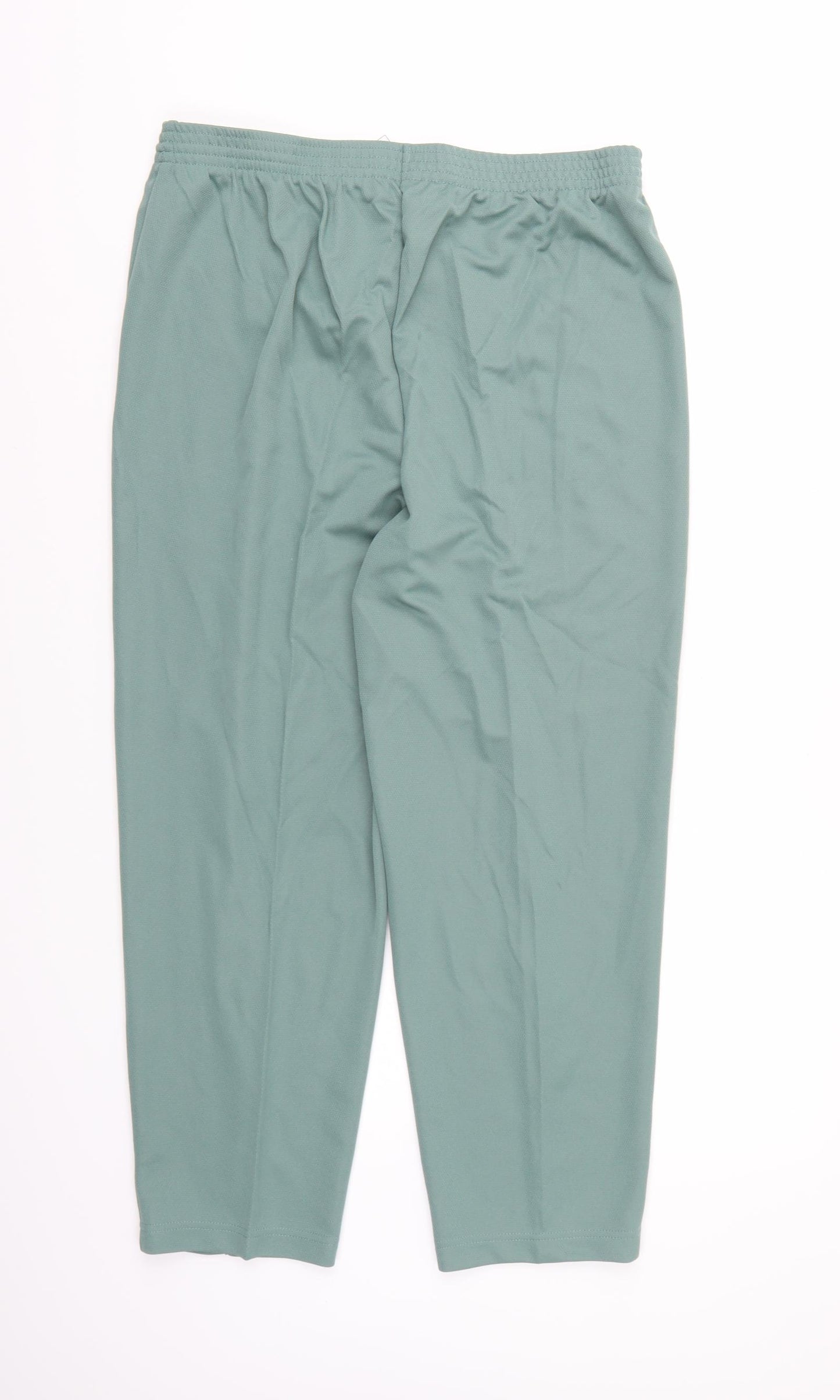 Slimma Womens Green   Trousers  Size 18 L26 in