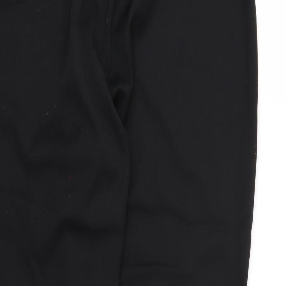 TU Womens Black  Rayon Trousers  Size 14 L26 in