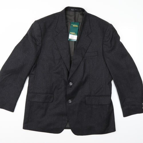 Saxon Mens Grey   Jacket Suit Jacket Size 42