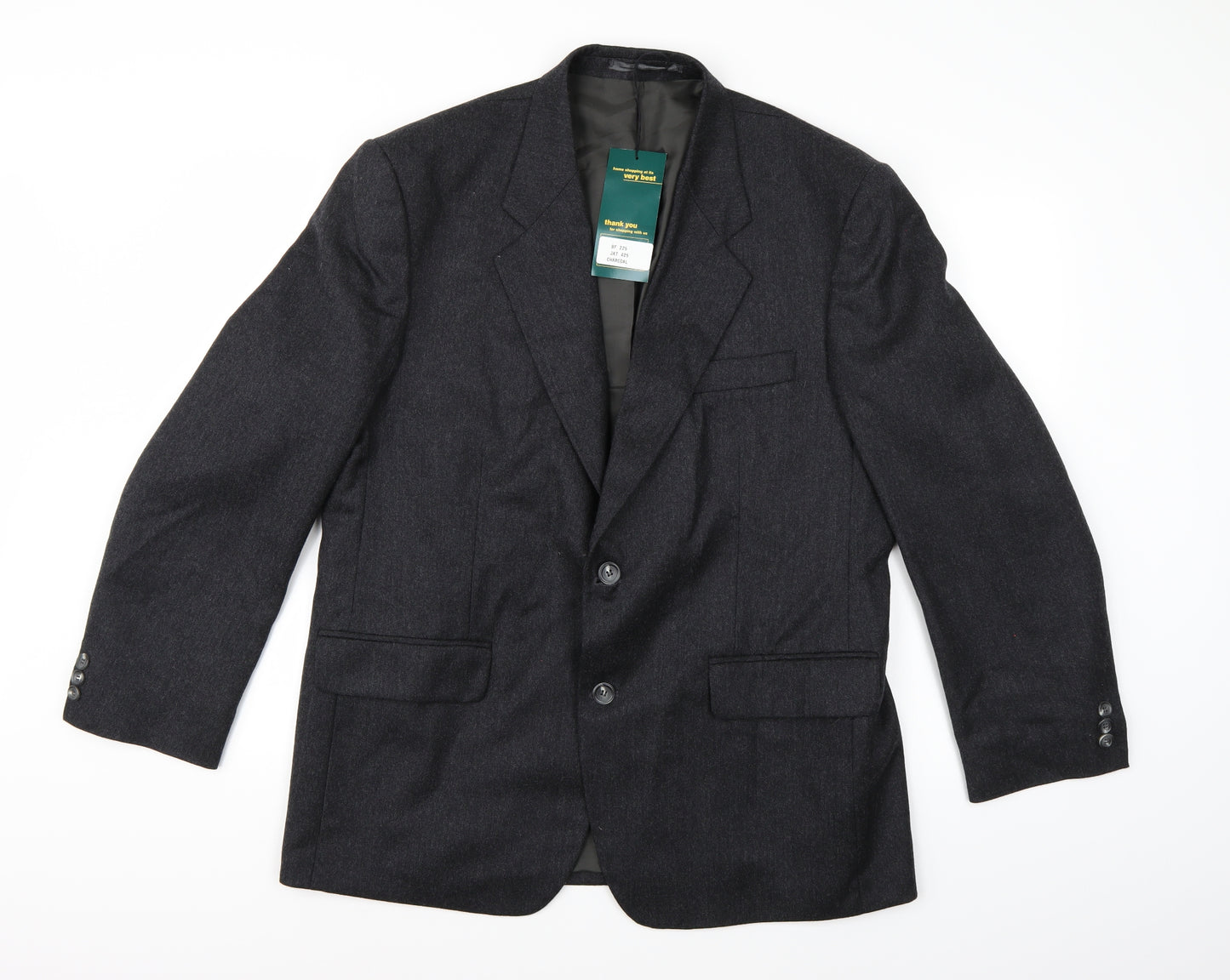 Saxon Mens Grey   Jacket Suit Jacket Size 42