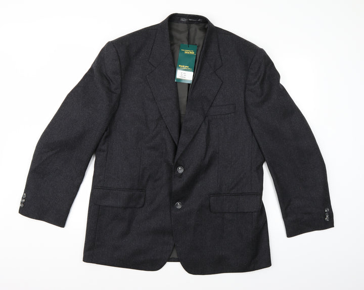 Saxon Mens Grey   Jacket Suit Jacket Size 42