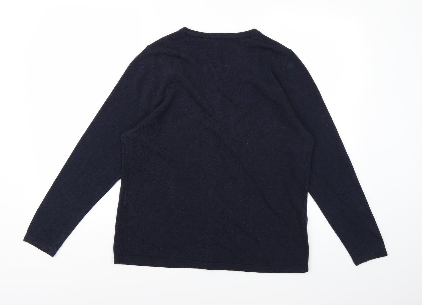 Bonmarché Womens Blue  Knit Cardigan Jumper Size 14