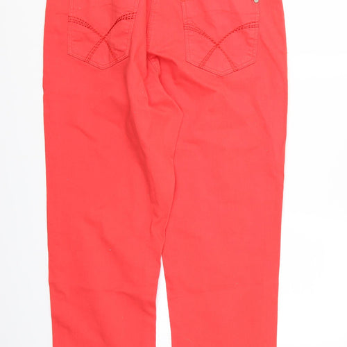 Marisota Womens Red  Denim Straight Jeans Size 18 L26 in