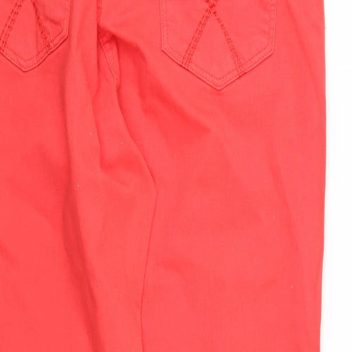 Marisota Womens Red  Denim Straight Jeans Size 18 L26 in