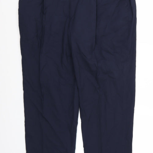 Essentials Mens Blue  Rayon Trousers   L29 in