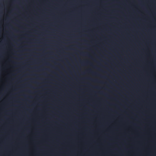 Essentials Mens Blue  Rayon Jacket Suit Jacket Size 44