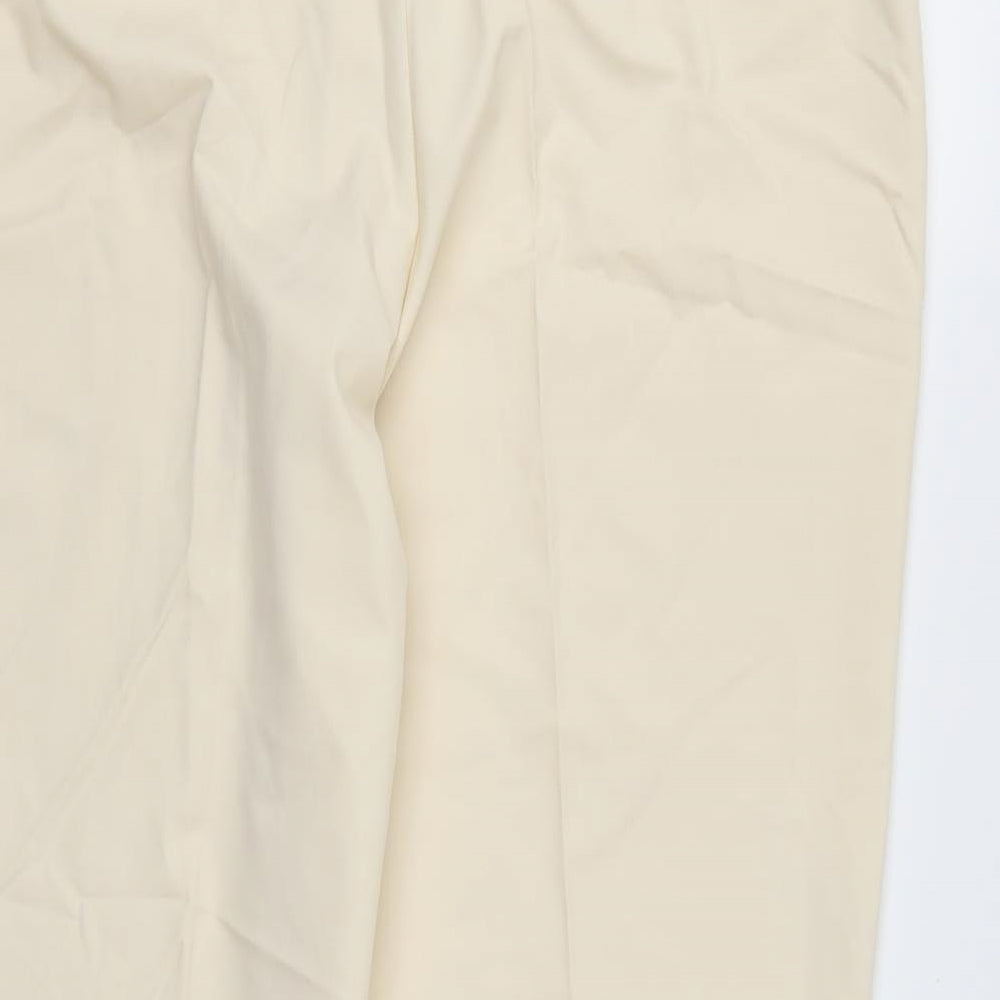 Wardrobe Womens Beige  Rayon Trousers  Size 18 L27 in