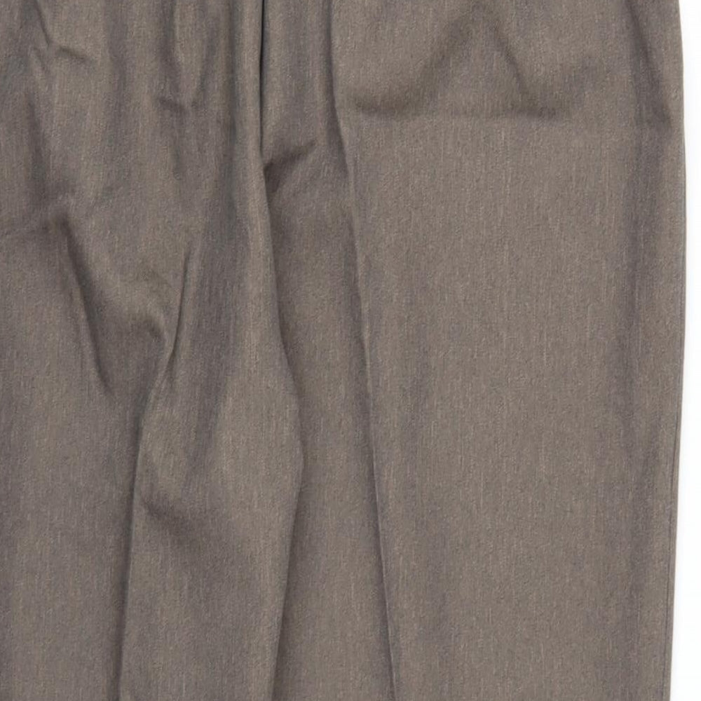Berkertex Womens Brown  Rayon Trousers  Size 20 L24 in