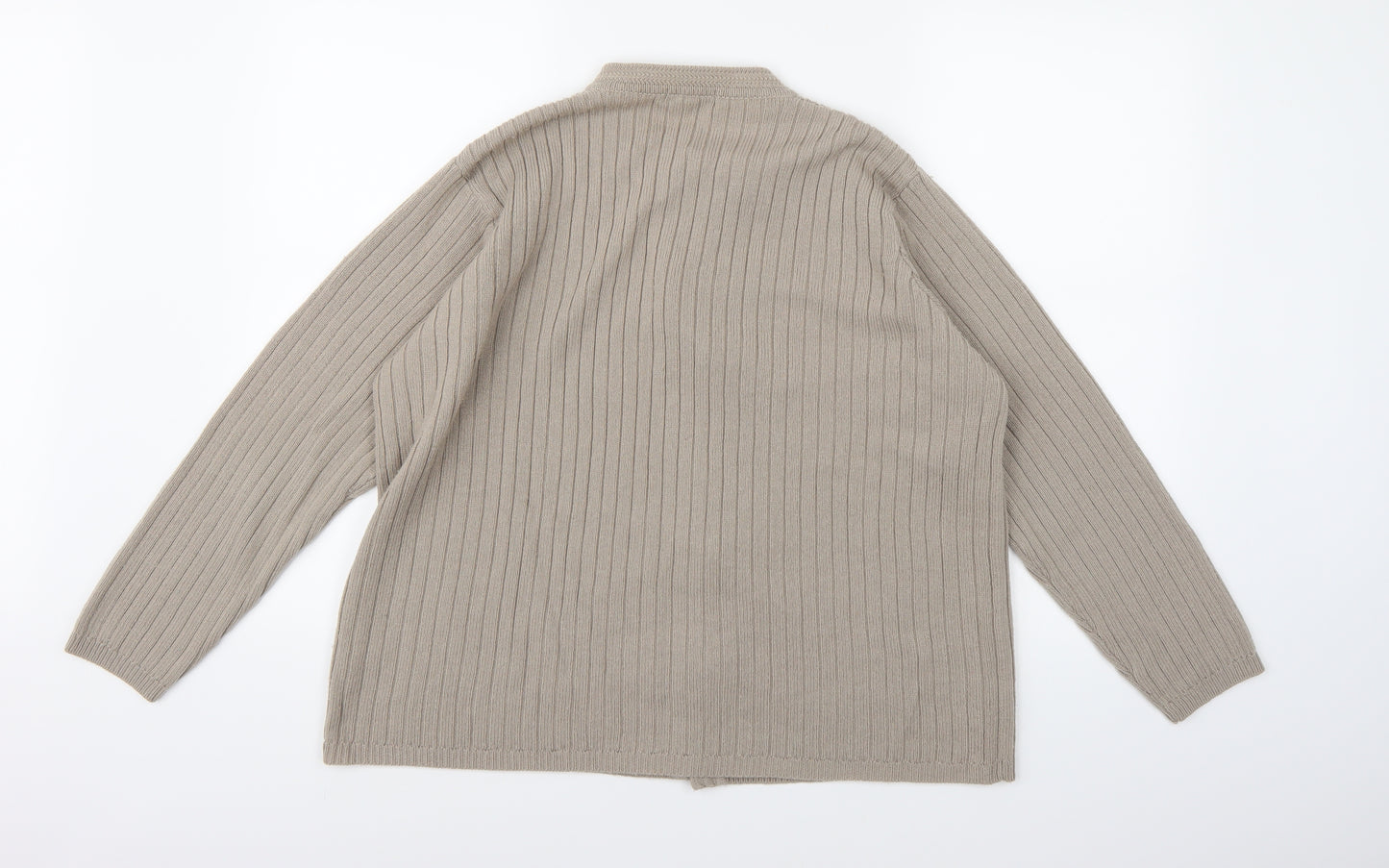 Berkertex Womens Brown  Knit Cardigan Jumper Size 18