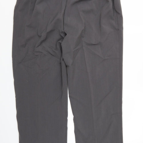 Essential Collection Womens Grey  Rayon Trousers  Size 18 L26 in