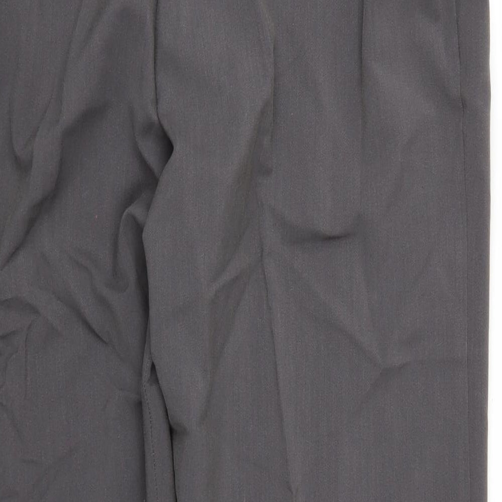 Essential Collection Womens Grey  Rayon Trousers  Size 18 L26 in