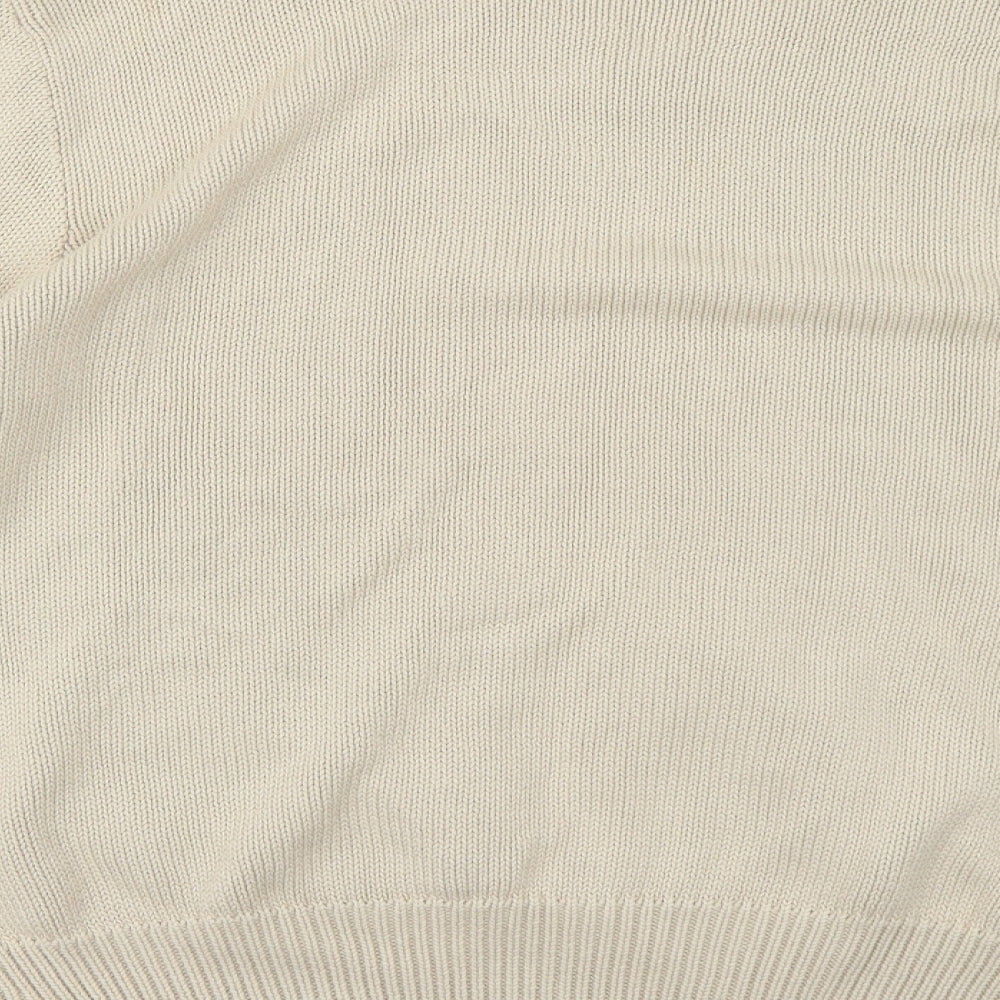 Polo Ralph Lauren Mens Beige  Knit Pullover Jumper Size XL
