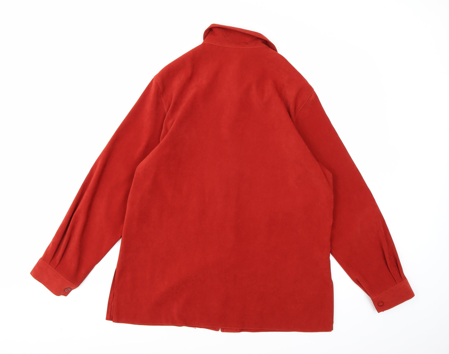 Burton Womens Orange   Basic Button-Up Size M