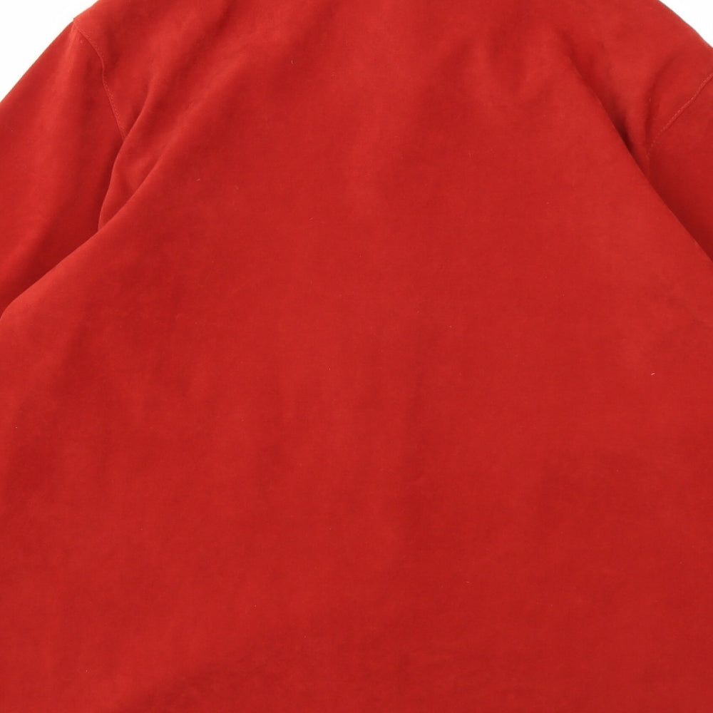 Burton Womens Orange   Basic Button-Up Size M