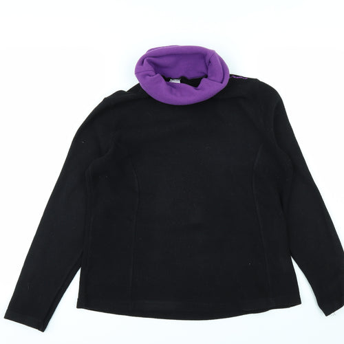 DECATHLON Girls Black   Pullover Jumper Size L