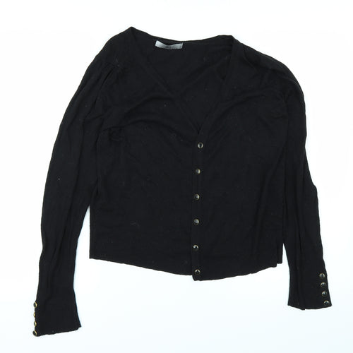 TU Womens Black   Cardigan Jumper Size 14