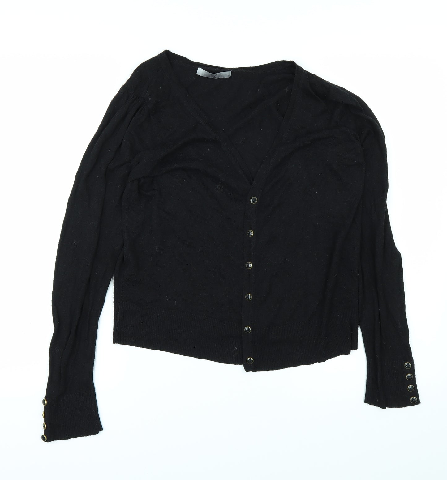 TU Womens Black   Cardigan Jumper Size 14
