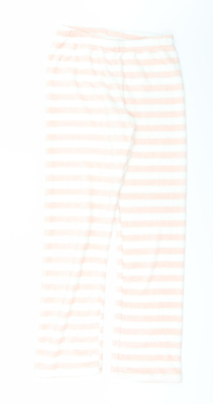 love to lounge Womens Pink Striped  Trousers  Size 12 L28 in