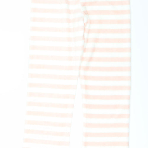 love to lounge Womens Pink Striped  Trousers  Size 12 L28 in