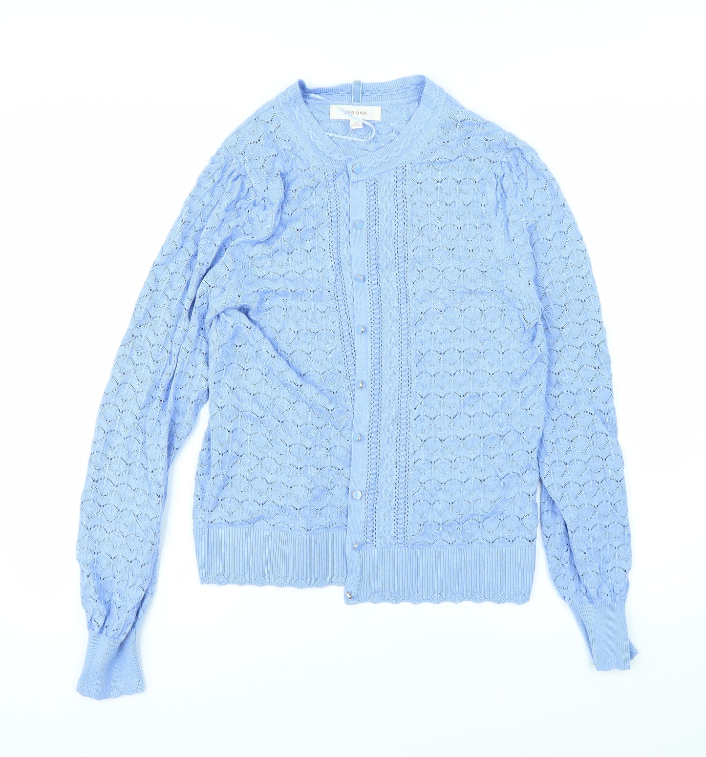 Marks and Spencer Womens Blue   Cardigan Jumper Size 10