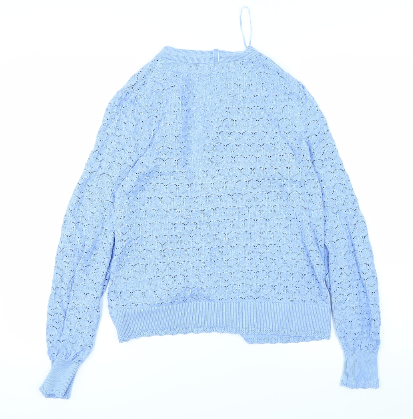Marks and Spencer Womens Blue   Cardigan Jumper Size 10