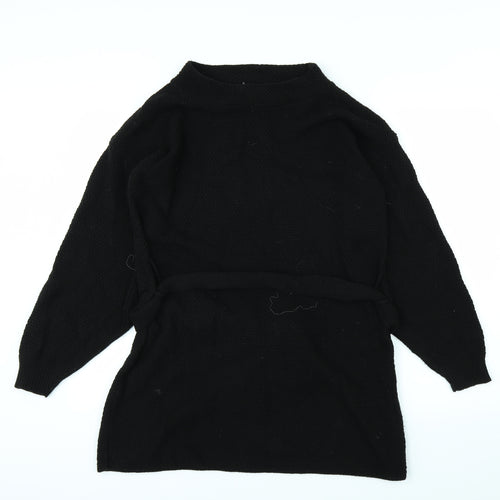 Glamourous Womens Black   Pullover Jumper Size 10