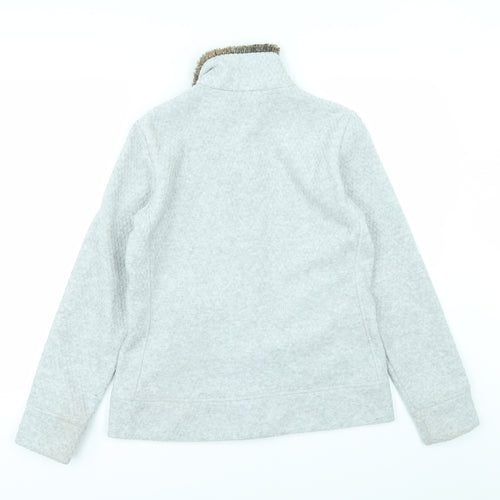 Marks and Spencer Womens Grey   Full Zip Jumper Size 10