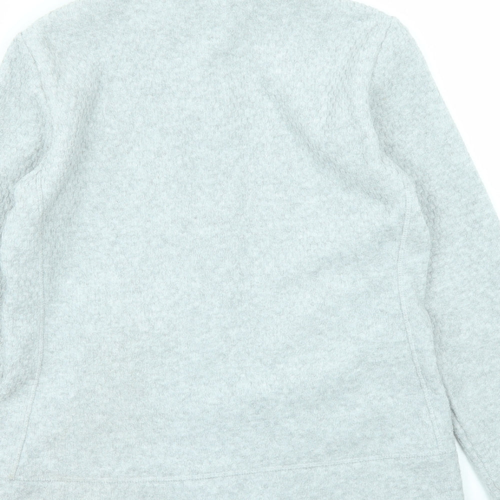 Marks and Spencer Womens Grey   Full Zip Jumper Size 10