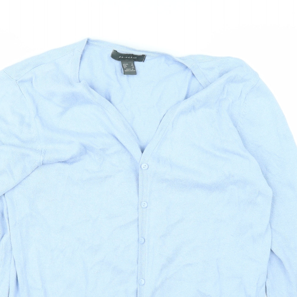 Marks and Spencer Womens Blue   Cardigan Jumper Size 12