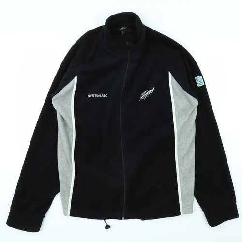 new zealand Mens Black   Full Zip Jumper Size XL