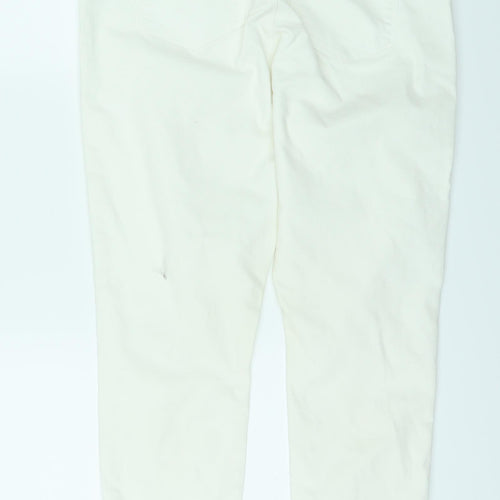 Papaya Womens White   Straight Jeans Size 12 L25 in