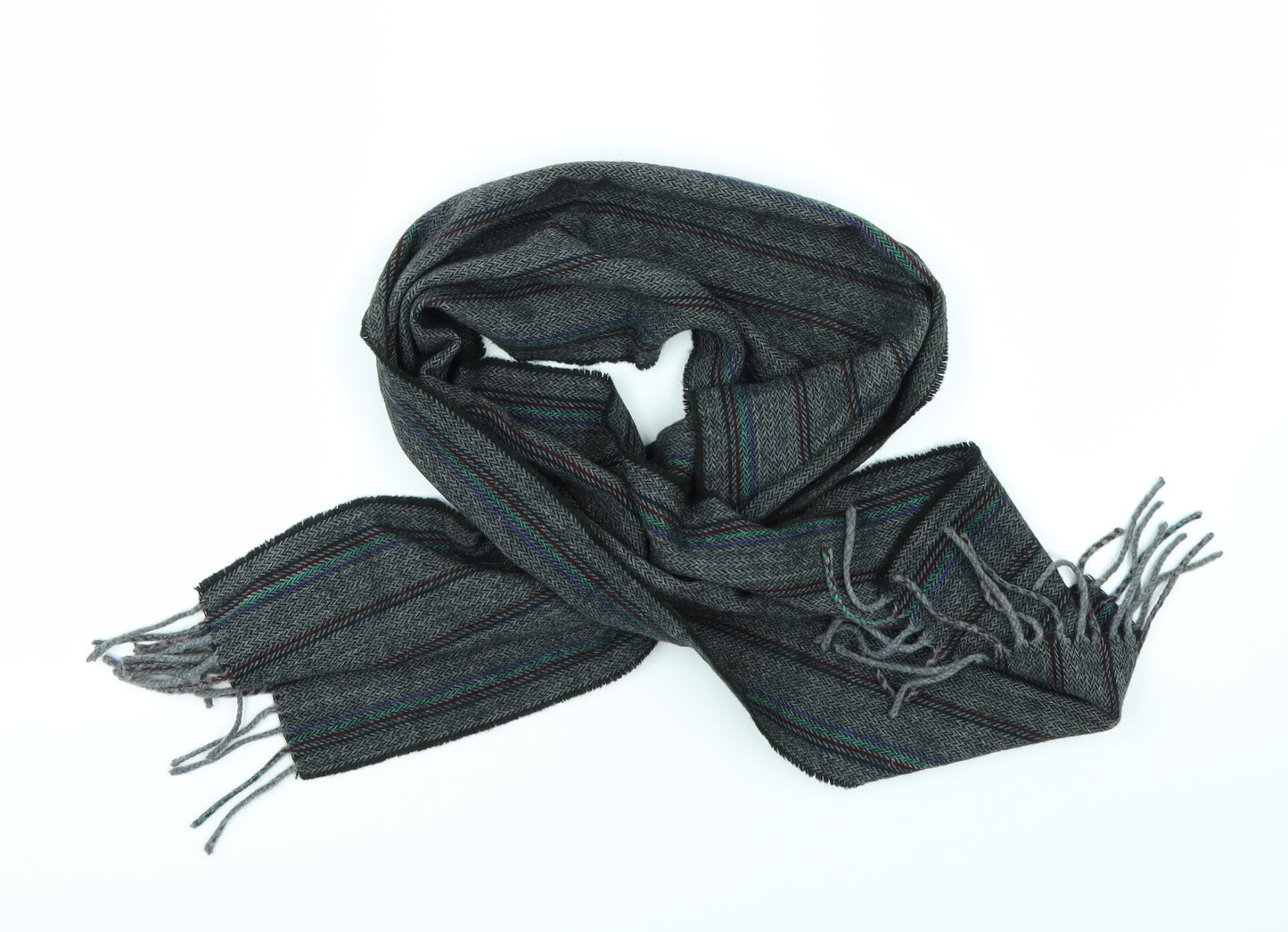 tomfranks Mens Black   Scarf  One Size