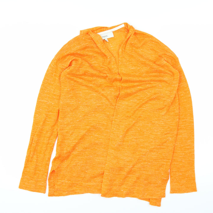 NEXT Womens Orange   Cardigan Jumper Size 8