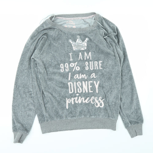 love to lounge Womens Grey   Pullover Jumper Size 10
