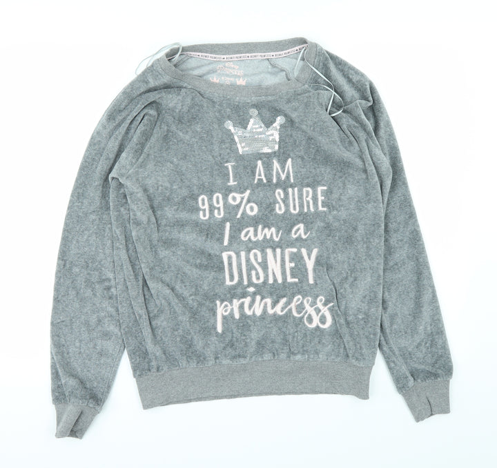 love to lounge Womens Grey   Pullover Jumper Size 10