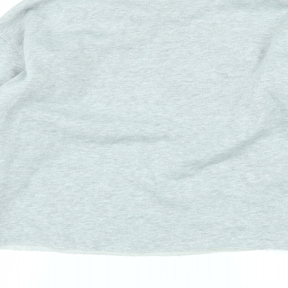 Preworn Girls Grey   Pullover Jumper Size 14 Years