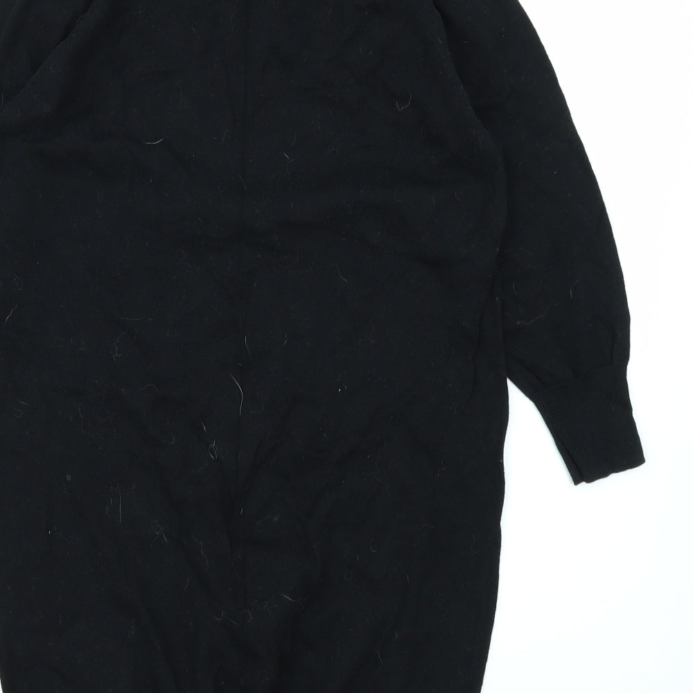 love knit Womens Black   Basic T-Shirt Size 12