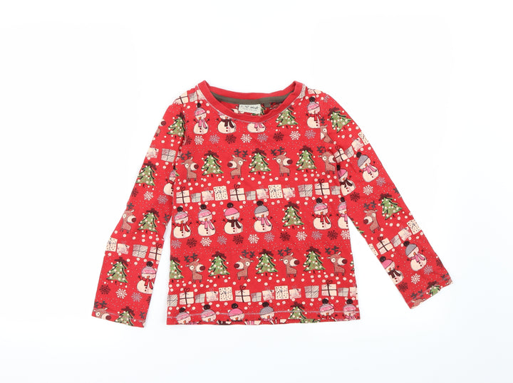 NEXT Boys Red Basic T-Shirt Size 6 Years