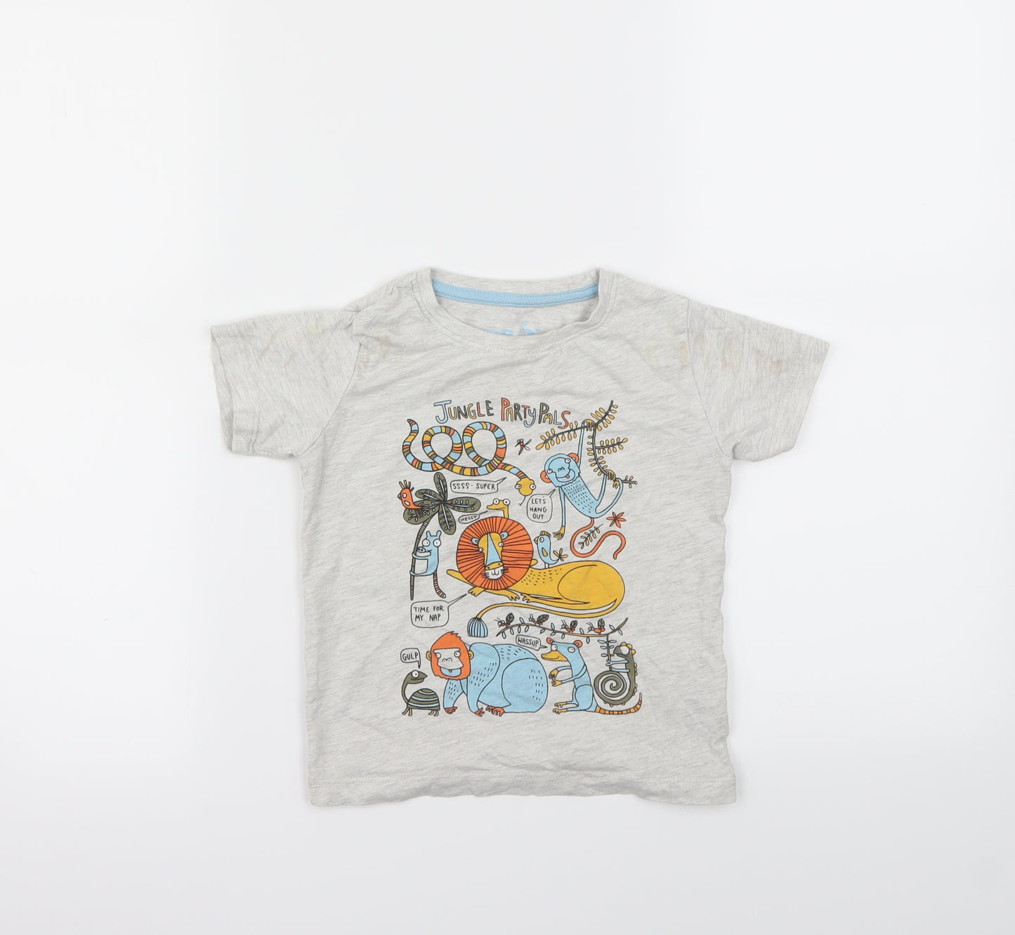 Urban Classics Boys Grey   Basic T-Shirt Size 2-3 Years