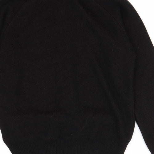 Divided by H&M Mens Black Paisley  Full Zip Jumper Size S