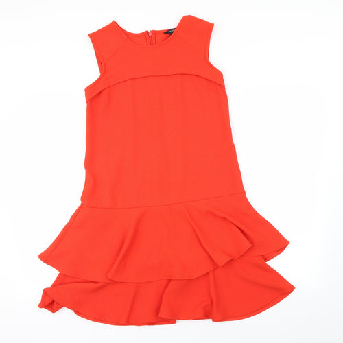 Therapy Womens Orange   Fit & Flare  Size 8