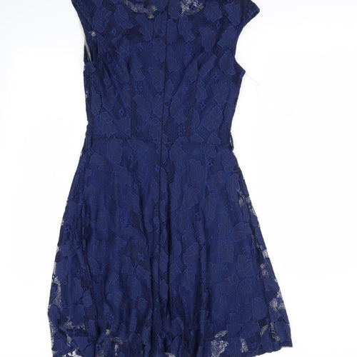 amaya Womens Blue   Fit & Flare  Size 10