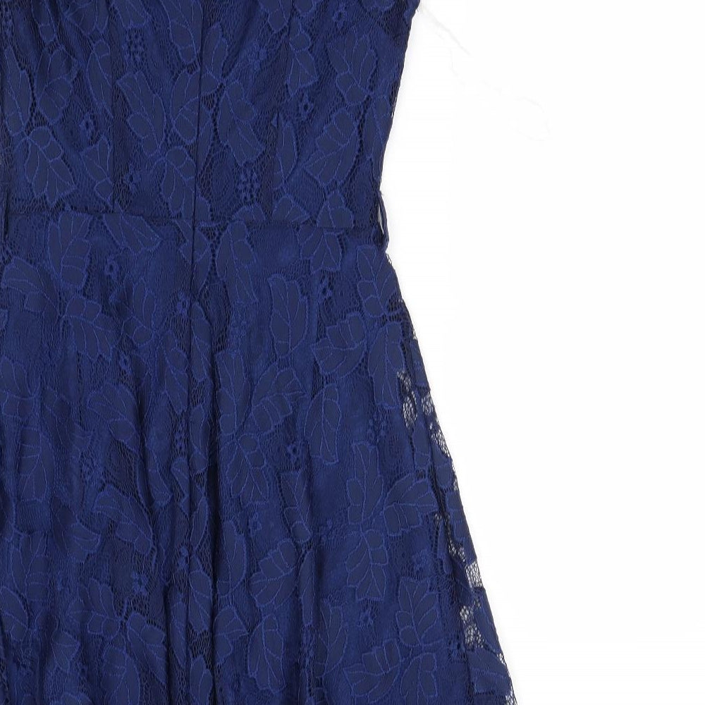 amaya Womens Blue   Fit & Flare  Size 10