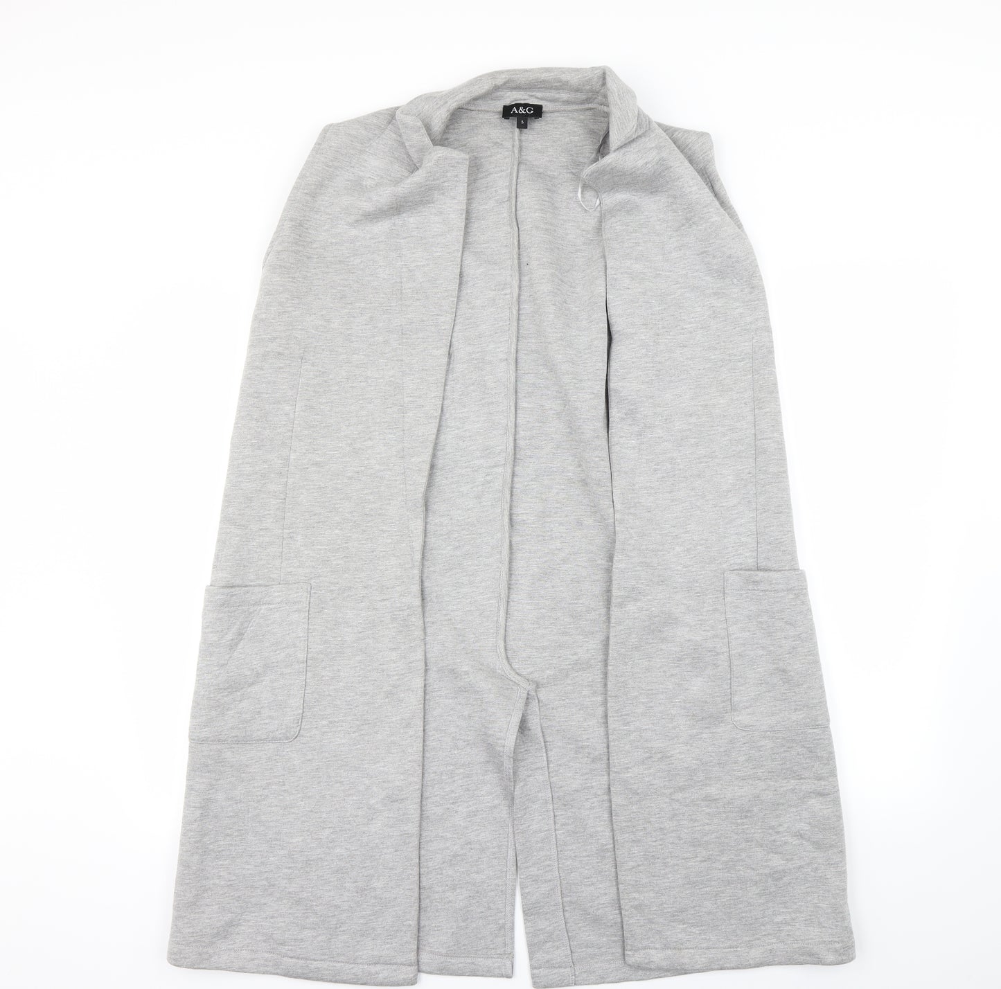 A&G Womens Grey   Cardigan Jumper Size S