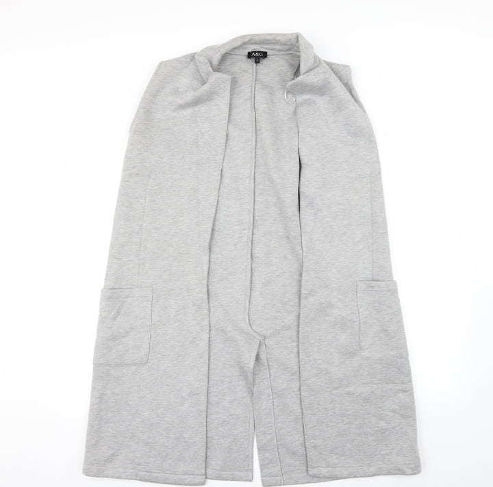 A&G Womens Grey   Cardigan Jumper Size S
