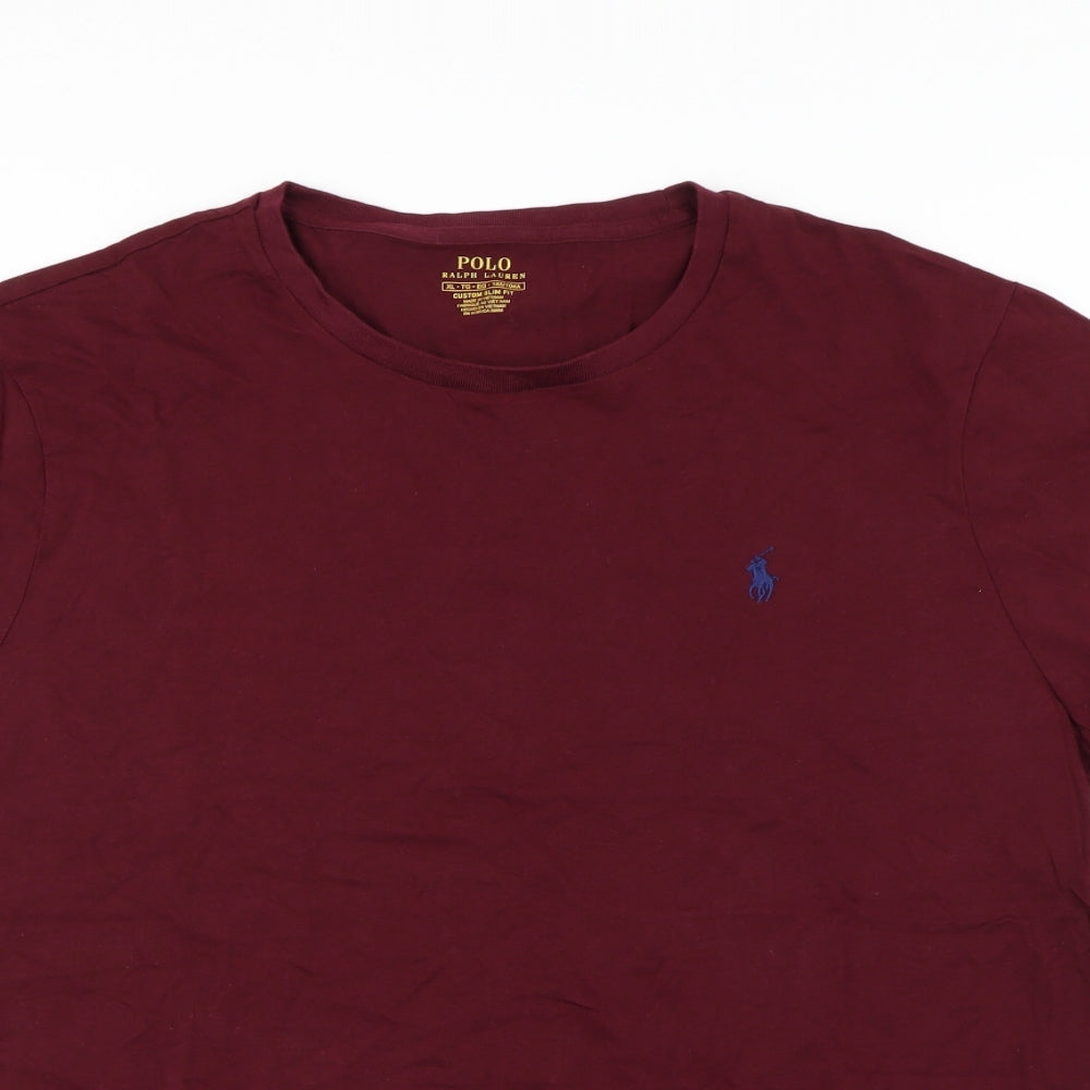 Polo Ralph Lauren Mens Red    T-Shirt Size XL